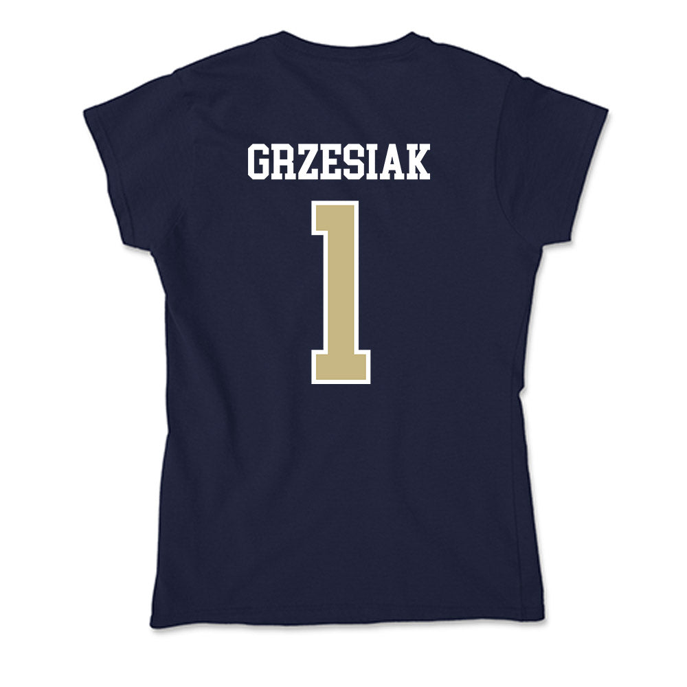 Oral Roberts - NCAA Men's Soccer : Jakub Grzesiak - Soft Style Women’s T-Shirt-1