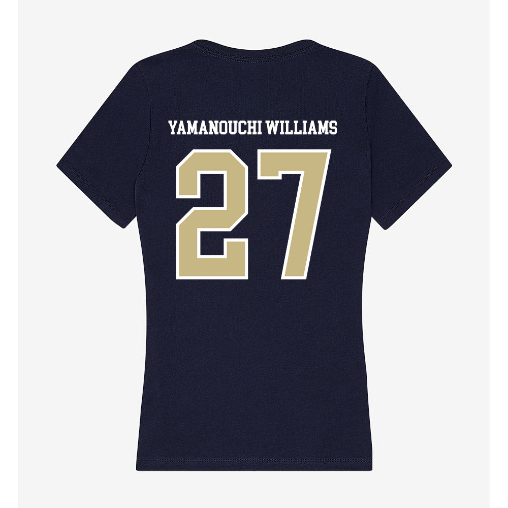 Oral Roberts - NCAA Men's Basketball : Yuto Yamanouchi williams - Women's V-Neck T-Shirt-1