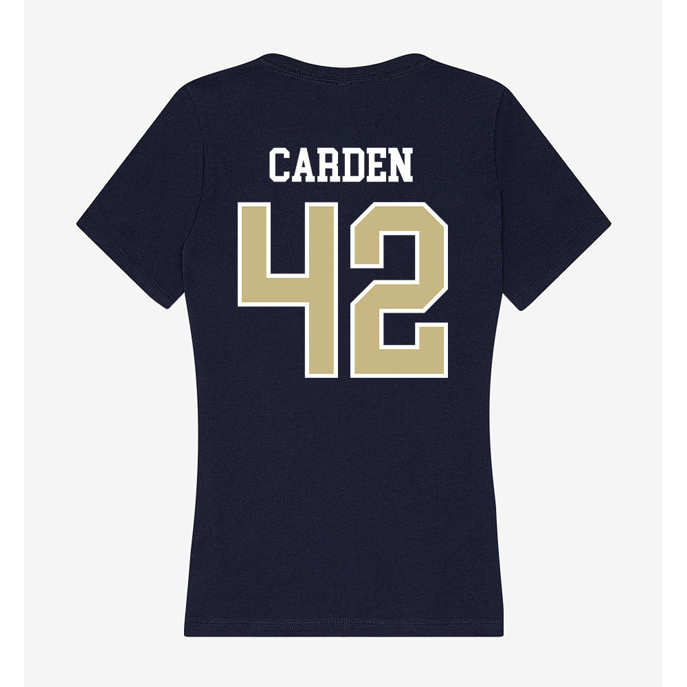 Oral Roberts - NCAA Women's Basketball : Mary Carden - Women's V-Neck T-Shirt-1