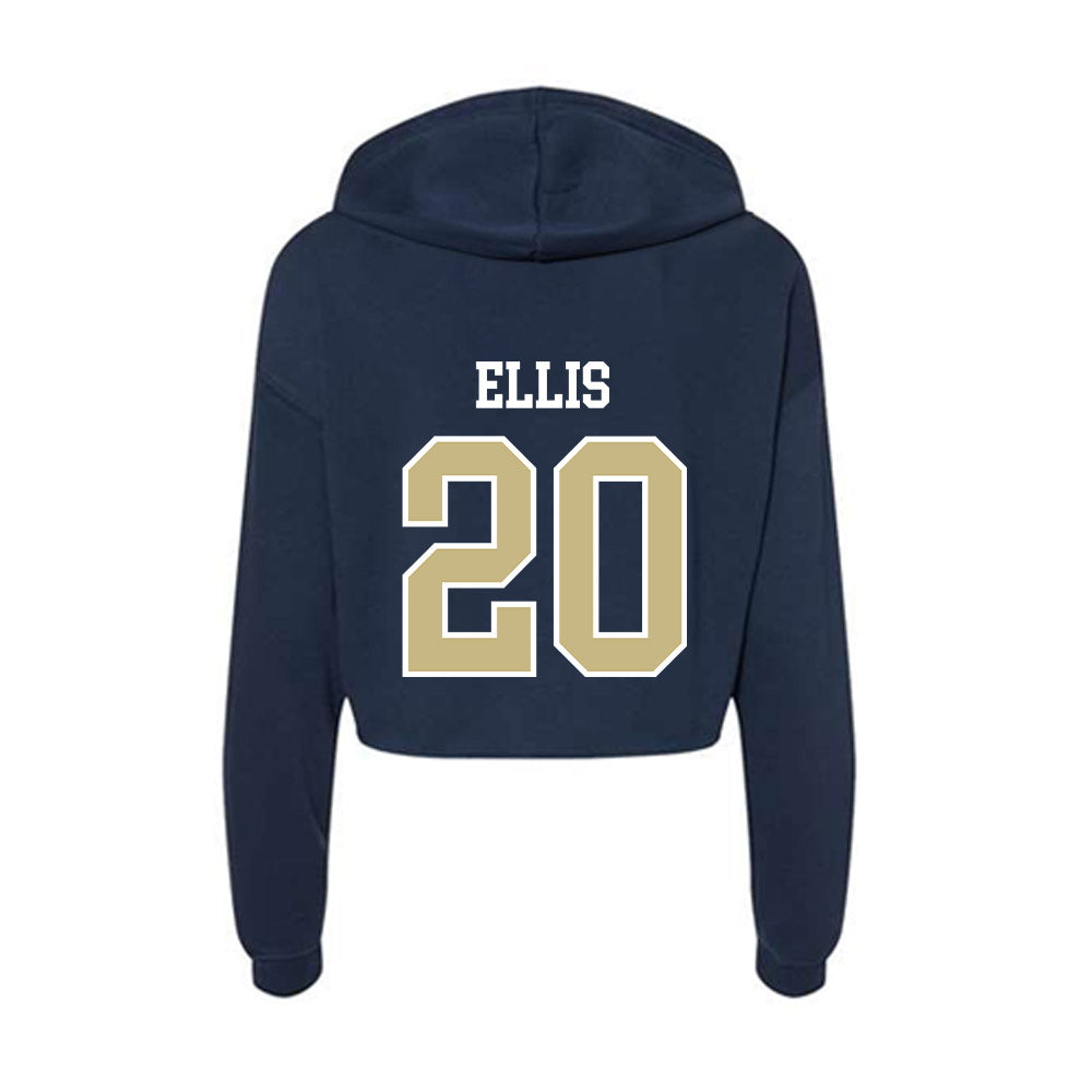 Oral Roberts - NCAA Baseball : Hudson Ellis - Women's Crop Fleece Hoodie-1