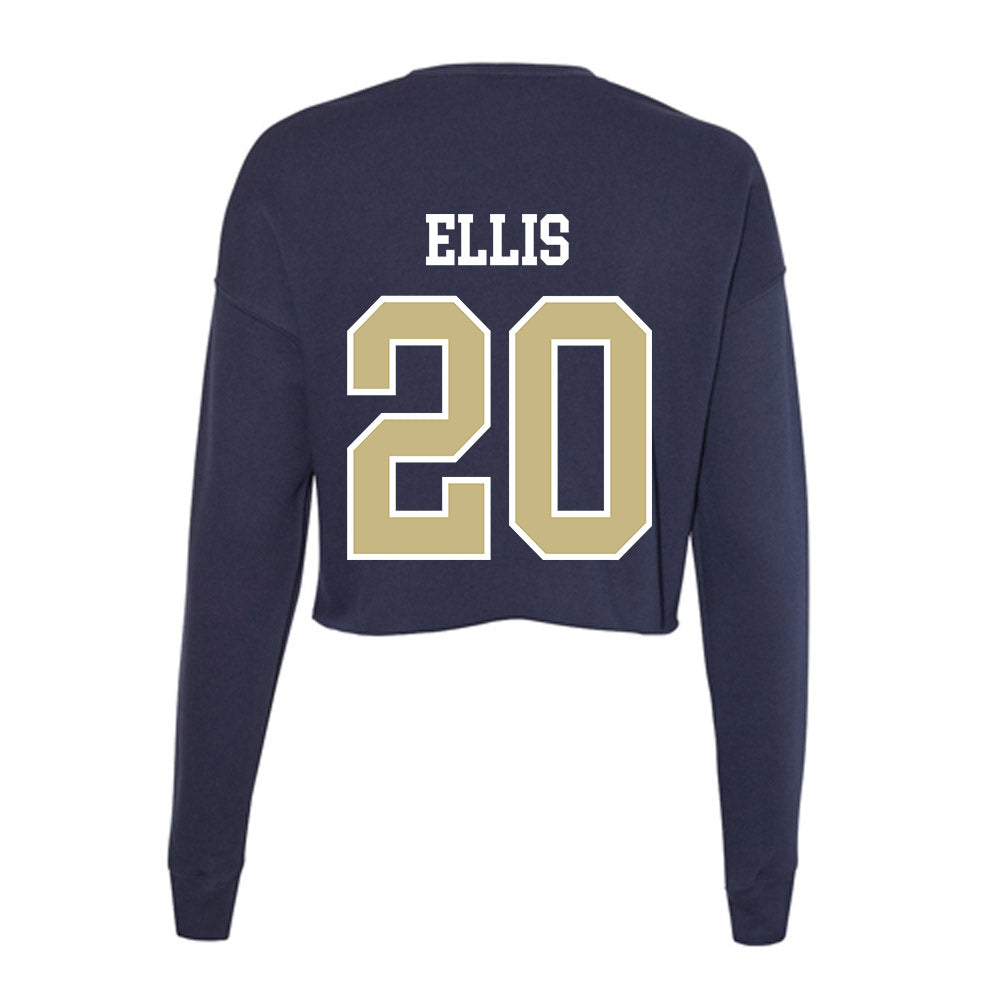 Oral Roberts - NCAA Baseball : Hudson Ellis - Women's Cropped Crew Fleece-1