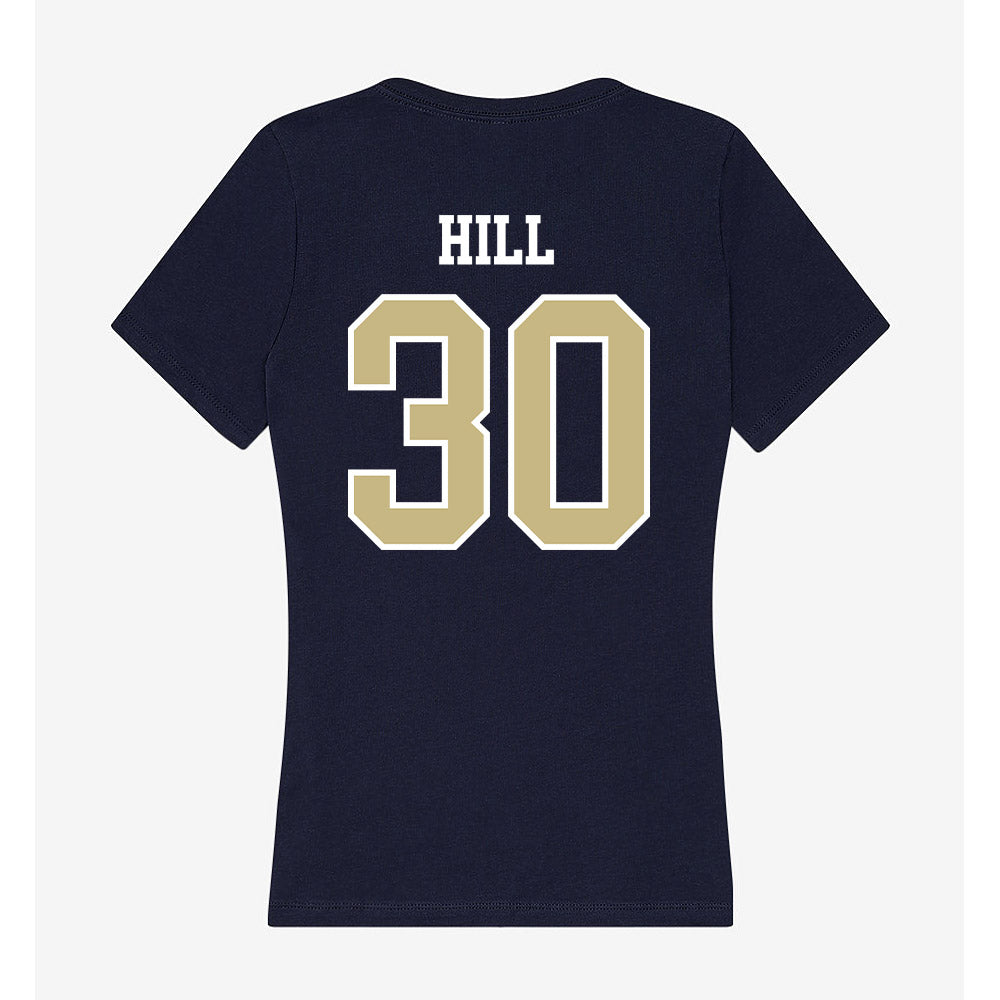 Oral Roberts - NCAA Baseball : Louis Hill - Women's V-Neck T-Shirt-1