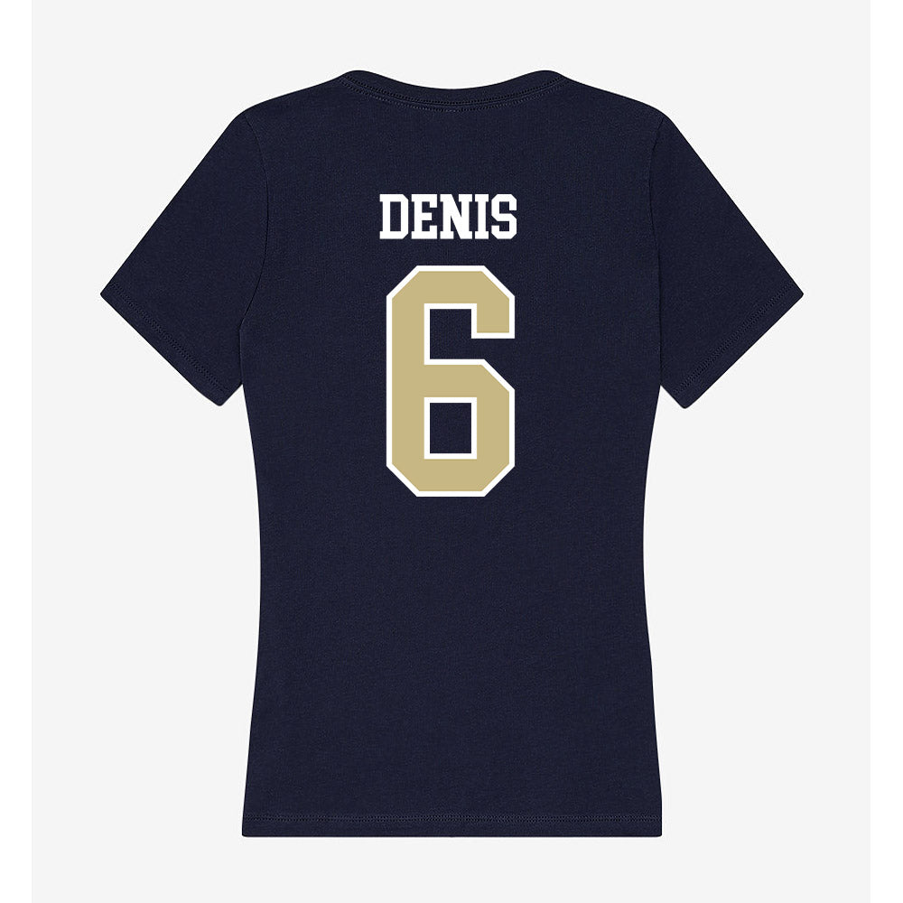 Oral Roberts - NCAA Men's Soccer : Emmanuel Denis - Women's V-Neck T-Shirt-1
