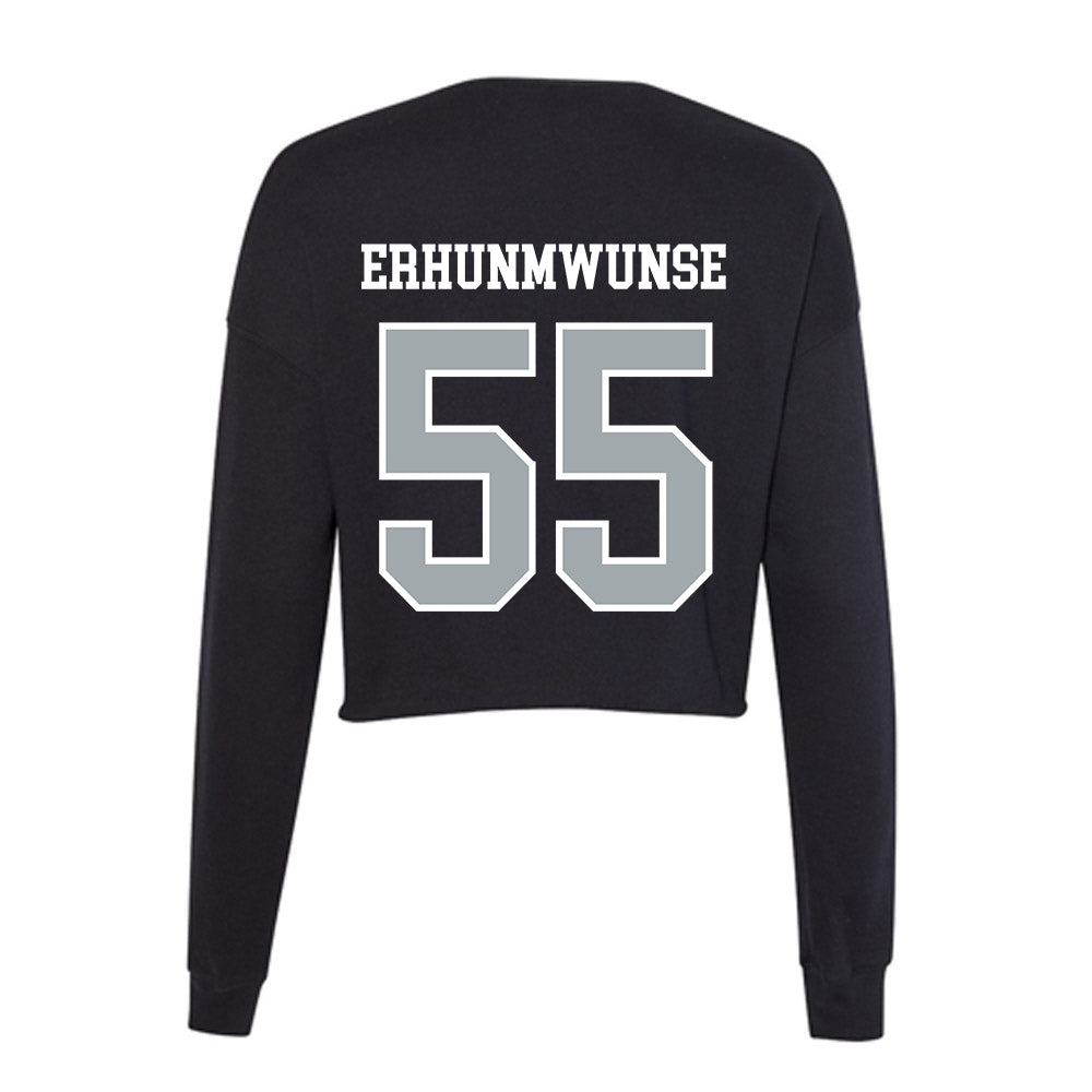 Providence - NCAA Men's Basketball : Oswin Erhunmwunse - Women's Cropped Crew Fleece-1
