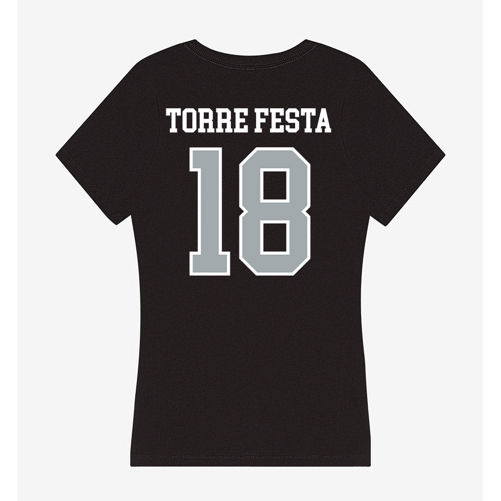 Providence - NCAA Women's Field Hockey : Martina Torre Festa - Women's V-Neck T-Shirt-1