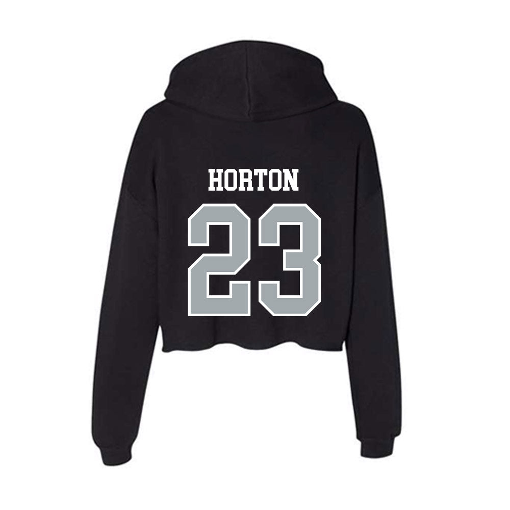 Providence - NCAA Men's Lacrosse : Vincent Horton - Women's Crop Fleece Hoodie-1