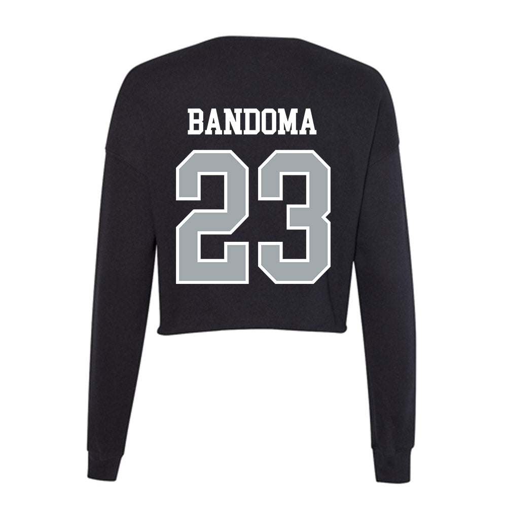Providence - NCAA Women's Basketball : Sarah Bandoma - Women's Cropped Crew Fleece-1