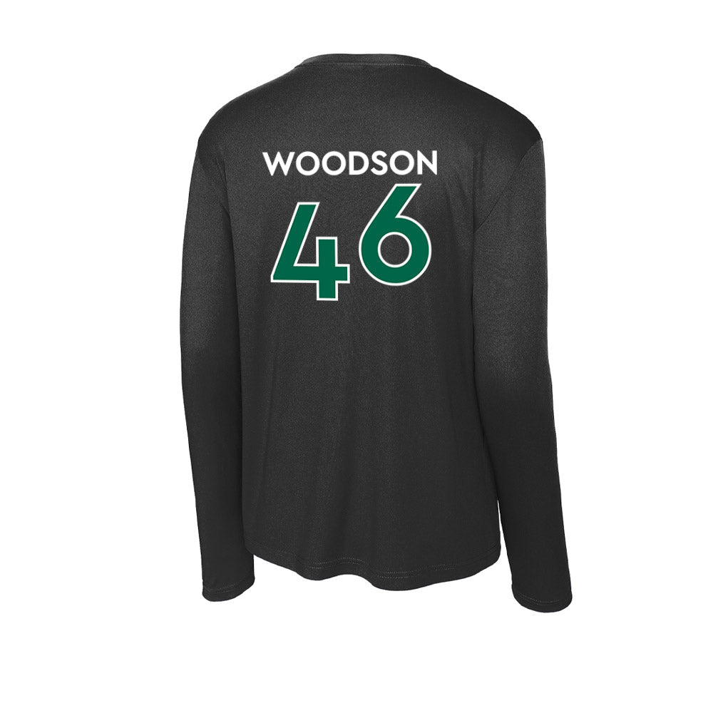 Illinois Wesleyan - NCAA Football : Melchizedek Woodson - Activewear Long Sleeve T-Shirt-1