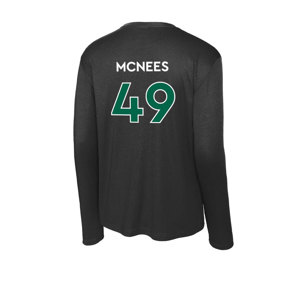 Illinois Wesleyan - NCAA Football : Zach McNees - Activewear Long Sleeve T-Shirt-1