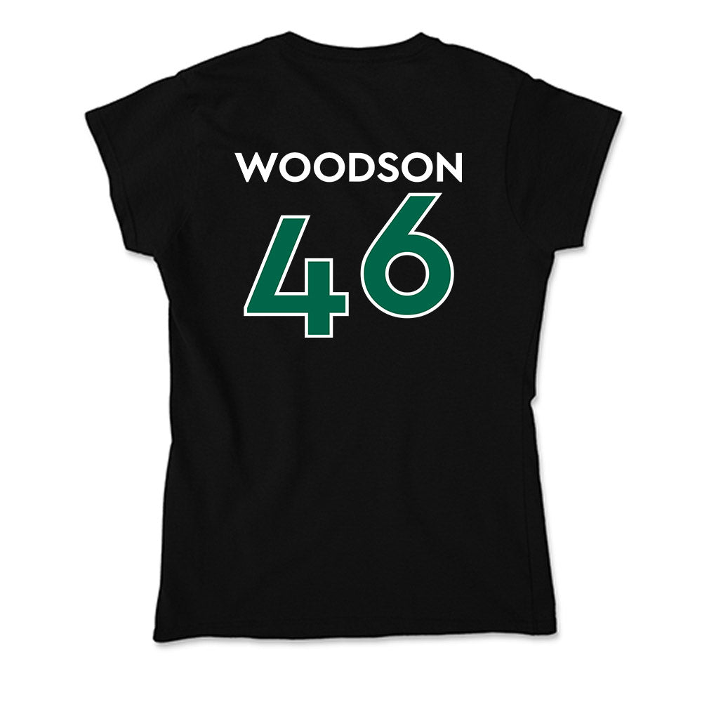 Illinois Wesleyan - NCAA Football : Melchizedek Woodson - Soft Style Women’s T-Shirt-1