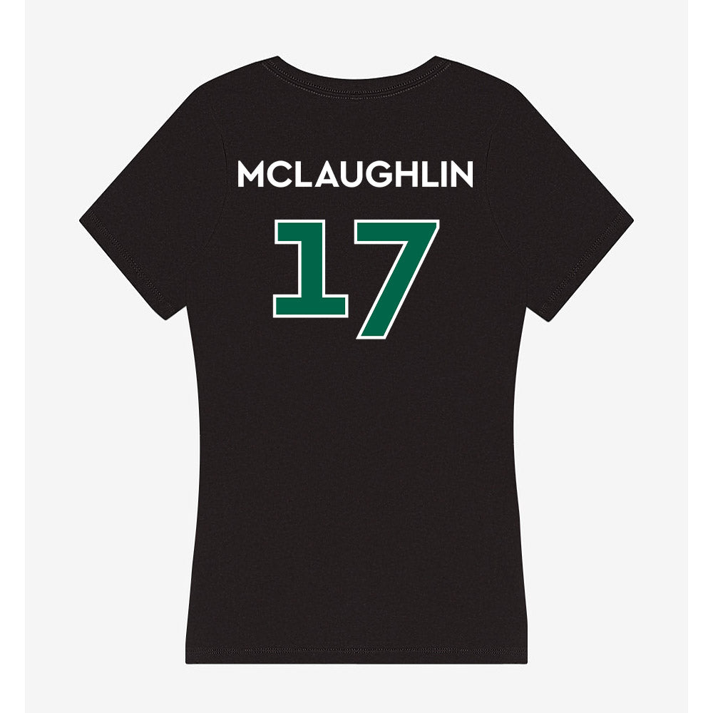 Illinois Wesleyan - NCAA Football : Colin McLaughlin - Women's V-Neck T-Shirt-1