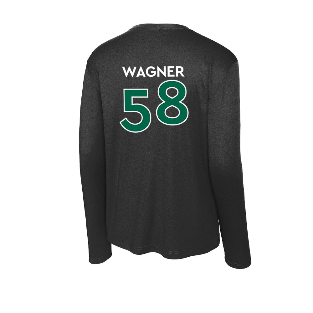 Illinois Wesleyan - NCAA Football : Conner Wagner - Activewear Long Sleeve T-Shirt-1