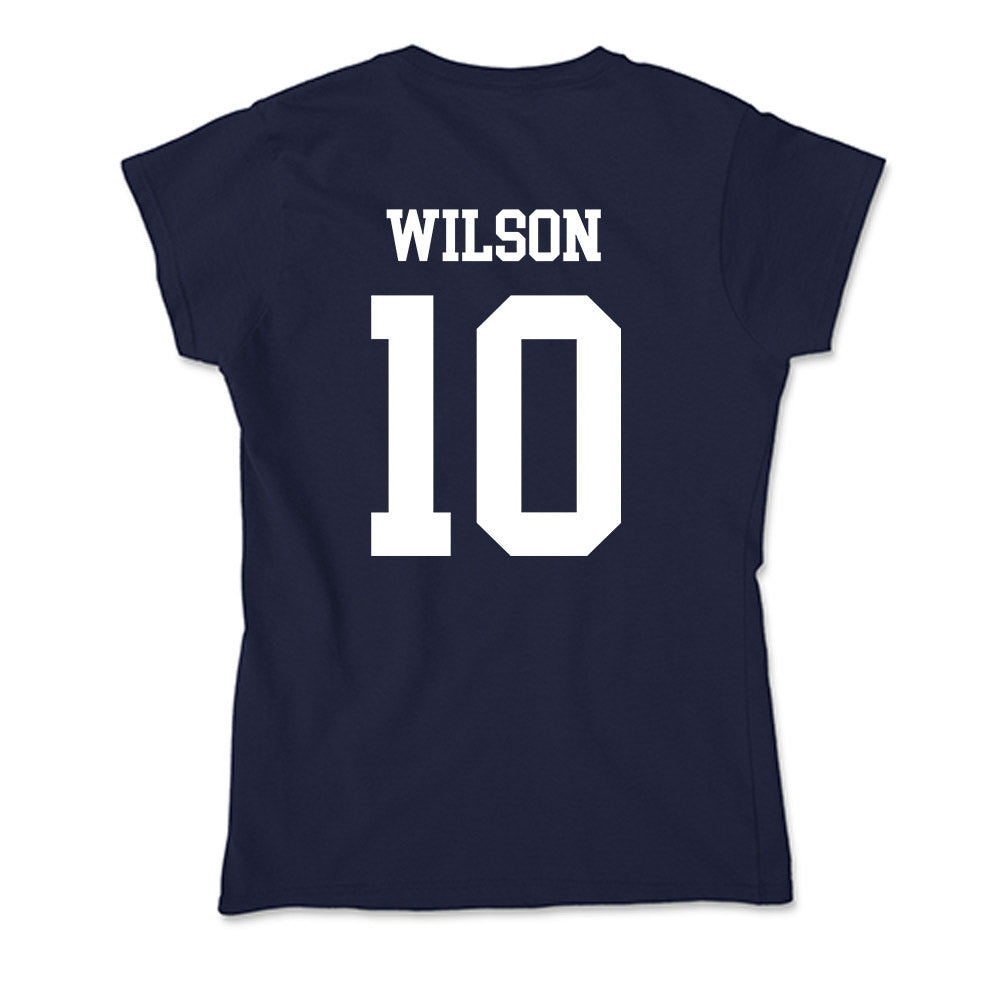 Jackson State - NCAA Men's Basketball : Ebo Wilson - Soft Style Women’s T-Shirt-1