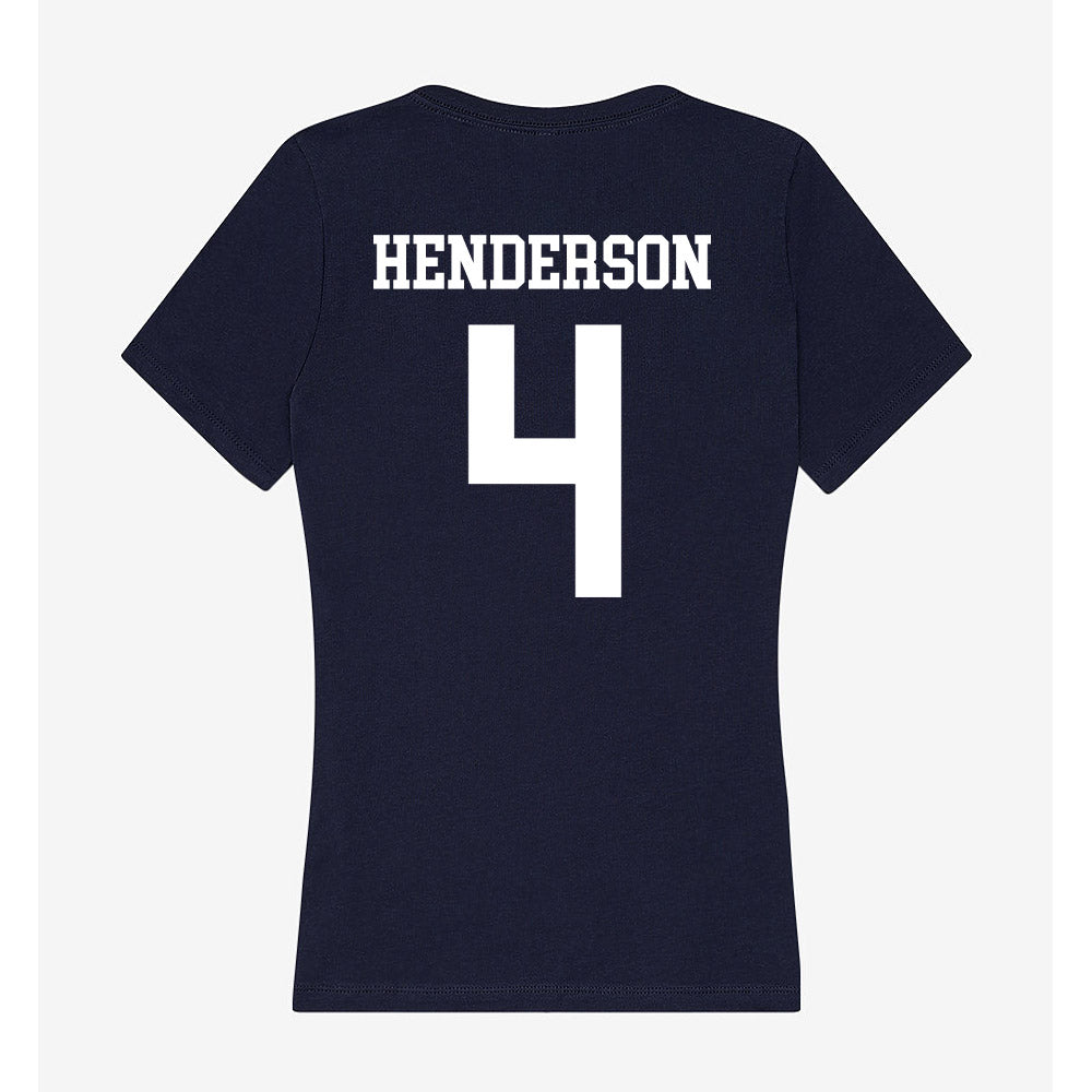 Jackson State - NCAA Football : Tyquan Henderson - Women's V-Neck T-Shirt-1