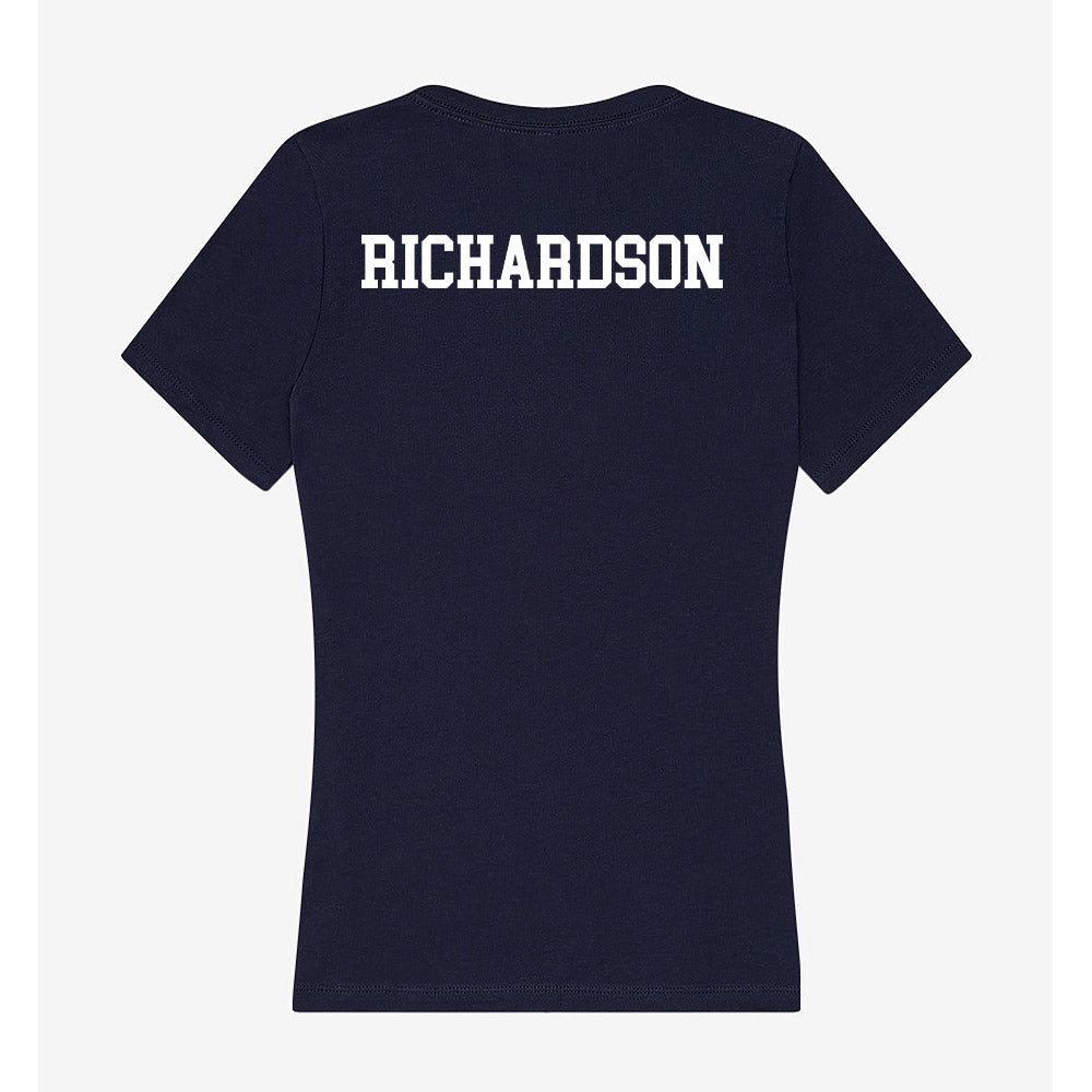 Jackson State - NCAA Women's Track & Field : Artajia Richardson - Women's V-Neck T-Shirt-1