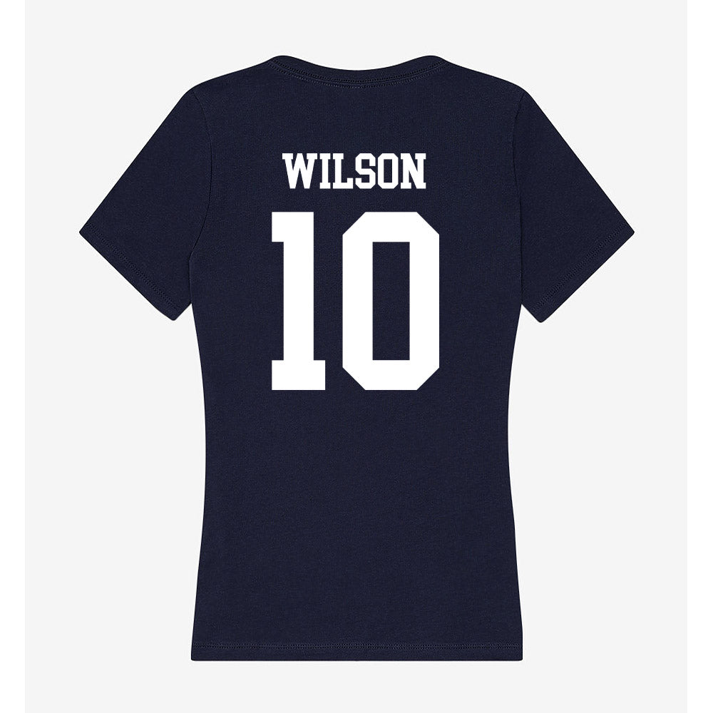 Jackson State - NCAA Men's Basketball : Ebo Wilson - Women's V-Neck T-Shirt-1