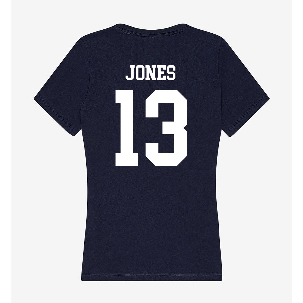 Jackson State - NCAA Men's Basketball : Cael Jones - Women's V-Neck T-Shirt-1