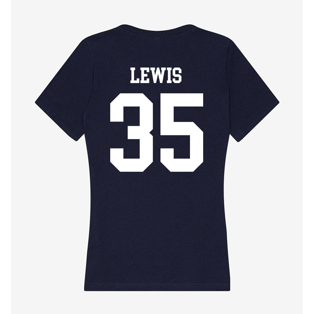 Jackson State - NCAA Baseball : CJ Lewis - Women's V-Neck T-Shirt-1