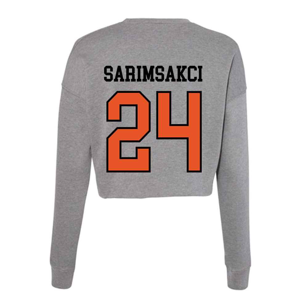Pacific - NCAA Women's Water Polo : Lucia Sarimsakci - Women's Cropped Crew Fleece-1