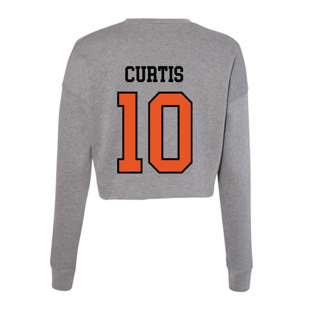 Pacific - NCAA Women's Soccer : Taylor Curtis - Women's Cropped Crew Fleece-1