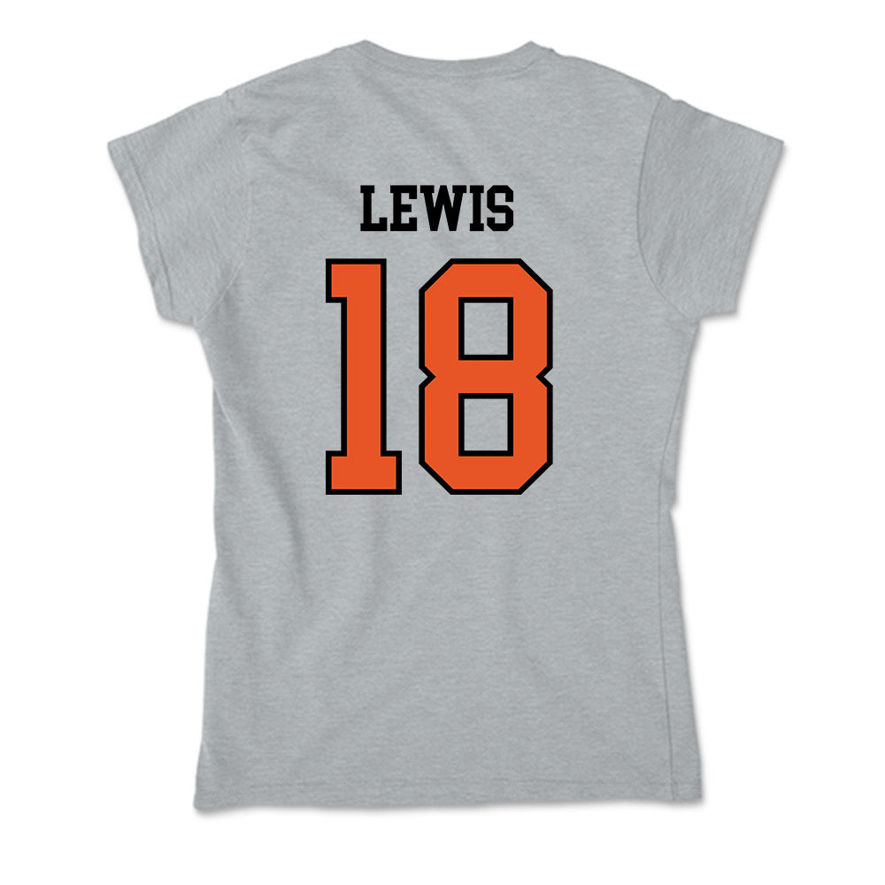 Pacific - NCAA Softball : Alexa Lewis - Soft Style Women’s T-Shirt-1