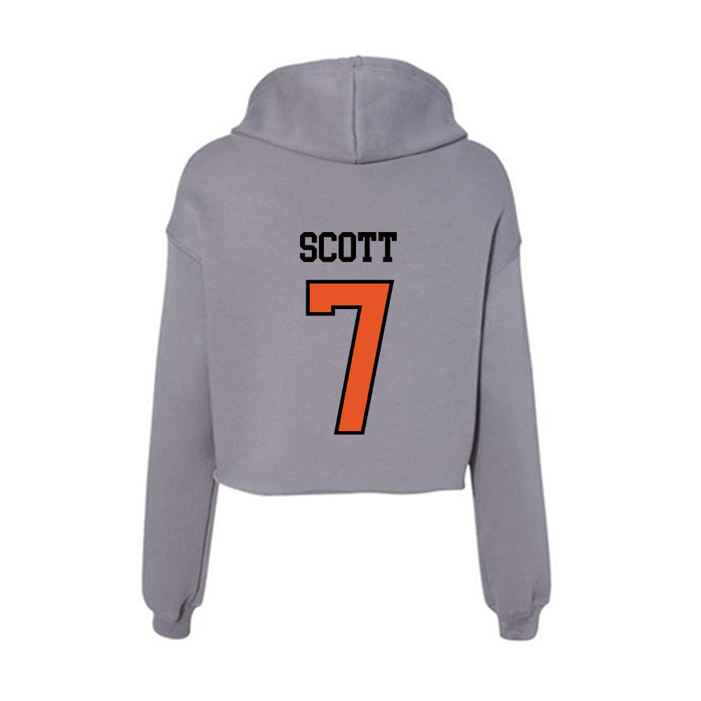 Pacific - NCAA Softball : Jayleen Scott - Women's Crop Fleece Hoodie-1