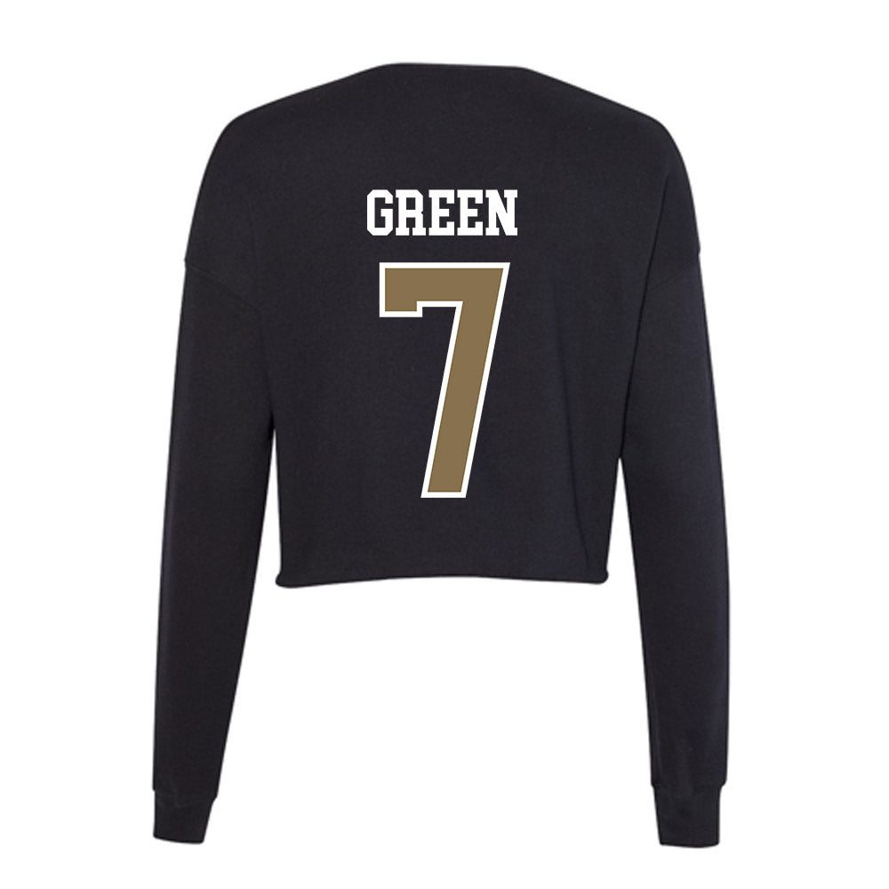 Bryant - NCAA Men's Basketball : Joseph Green - Women's Cropped Crew Fleece-1