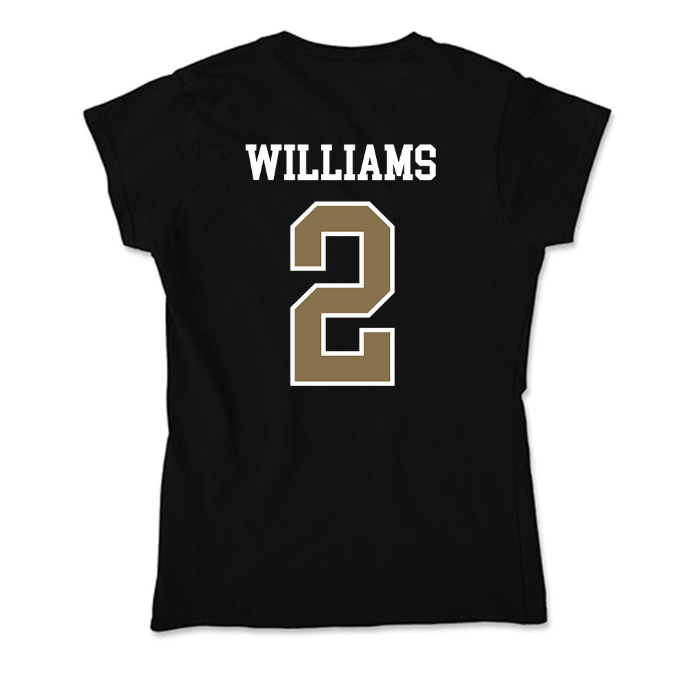 Bryant - NCAA Men's Basketball : Khalil Williams - Soft Style Women’s T-Shirt-1