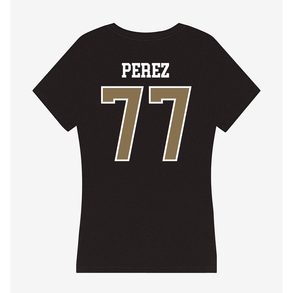 Bryant - NCAA Football : Anthony Perez - Women's V-Neck T-Shirt-1