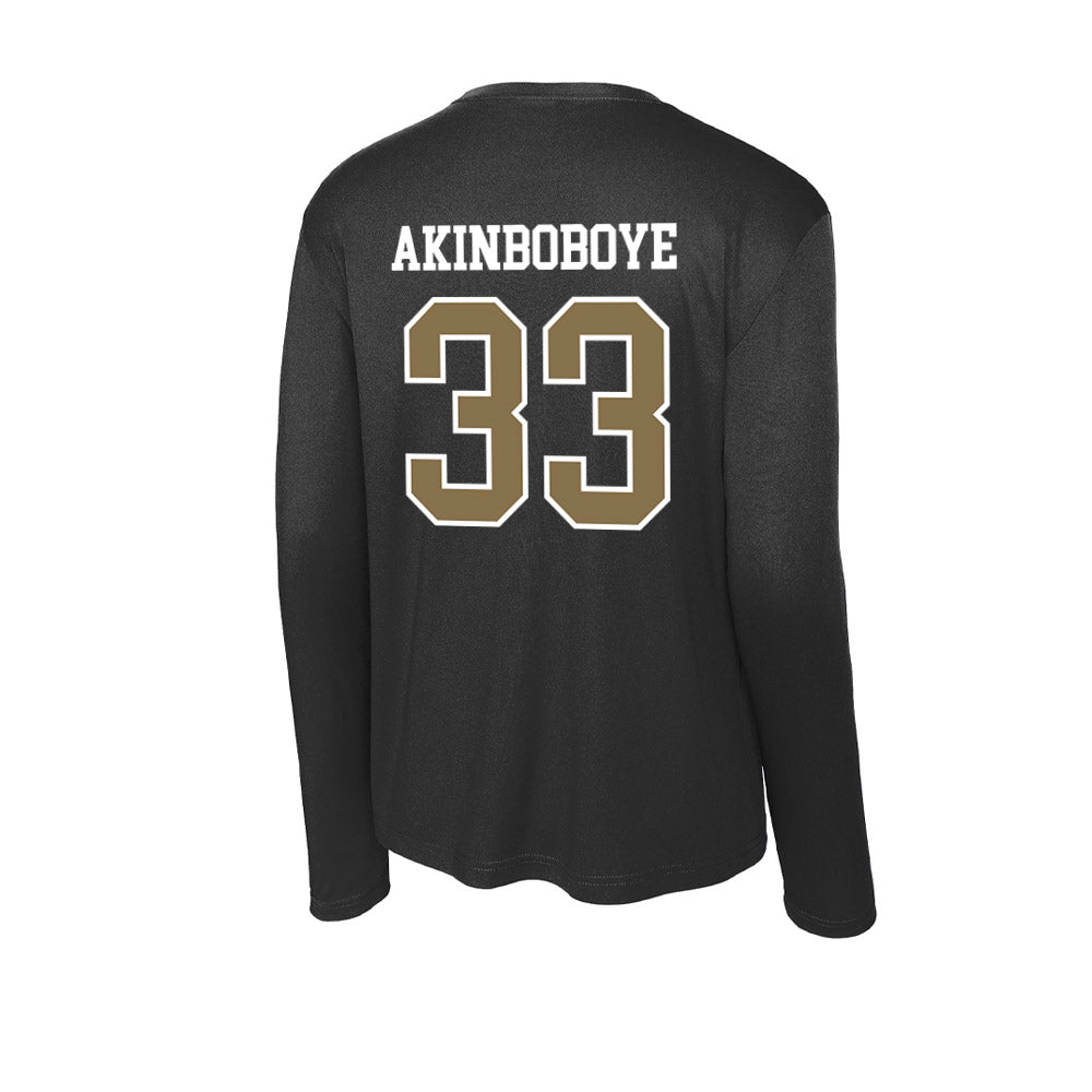 Bryant - NCAA Men's Soccer : Deji Akinboboye - Activewear Long Sleeve T-Shirt-1