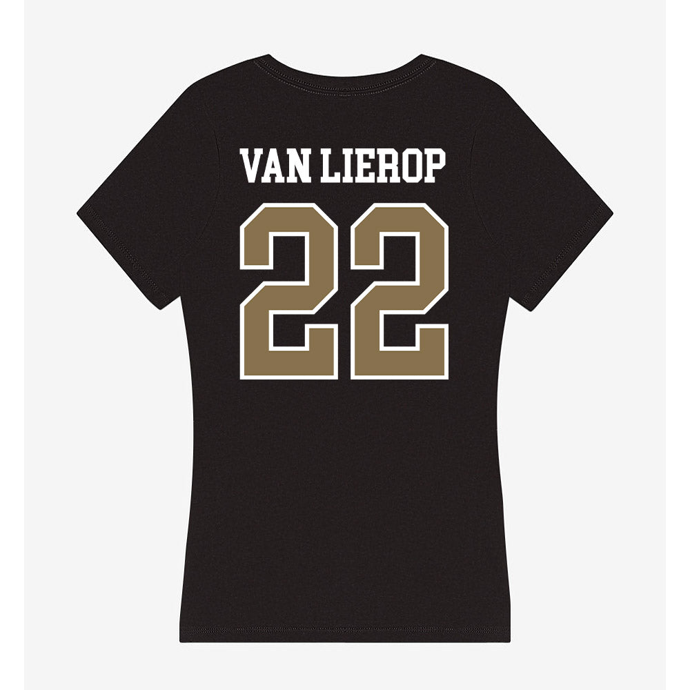 Bryant - NCAA Women's Field Hockey : Maud van Lierop - Women's V-Neck T-Shirt-1