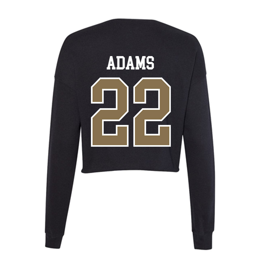 Bryant - NCAA Women's Basketball : Izzy Adams - Women's Cropped Crew Fleece-1