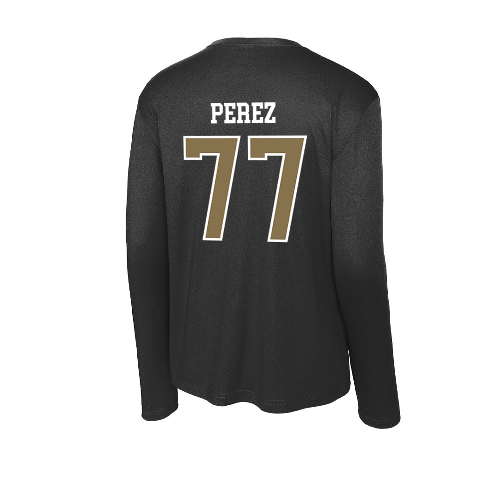 Bryant - NCAA Football : Anthony Perez - Activewear Long Sleeve T-Shirt-1