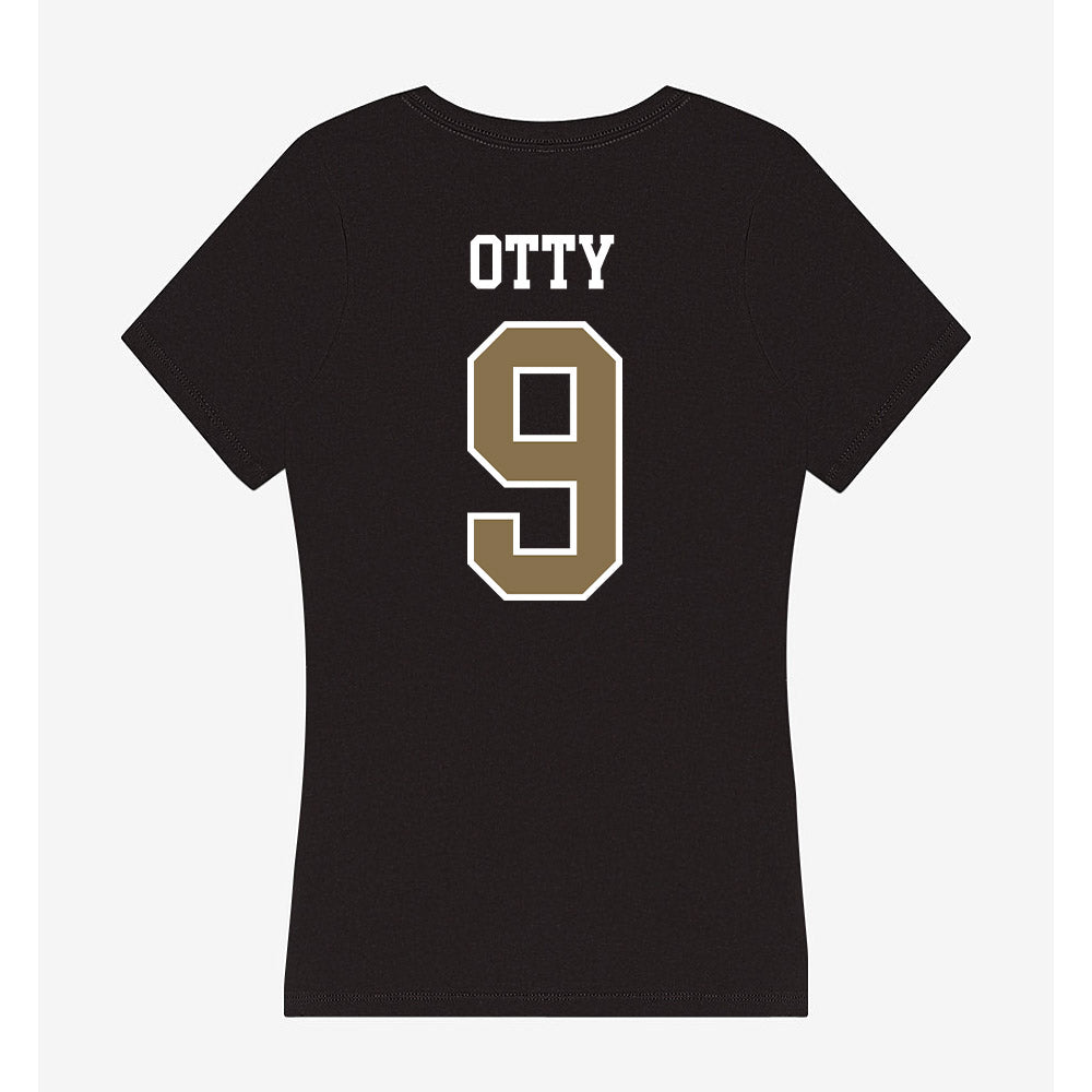 Bryant - NCAA Football : Micheal Otty - Women's V-Neck T-Shirt-1