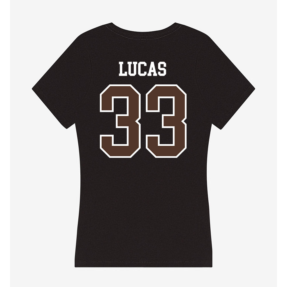 St. Bonaventure - NCAA Men's Lacrosse : Tyler Lucas - Women's V-Neck T-Shirt-1