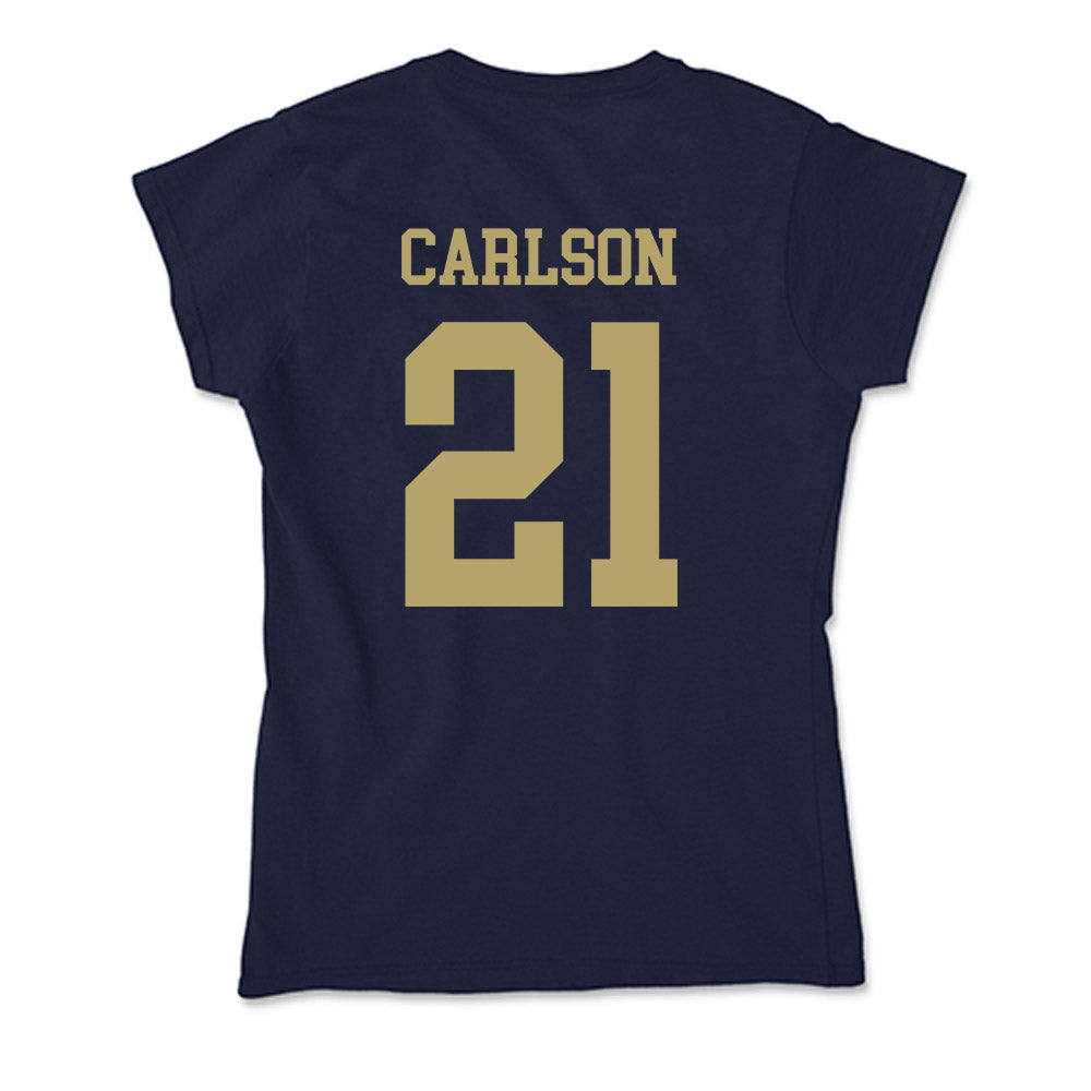 UC Davis - NCAA Men's Soccer : Hayden Carlson - Soft Style Women’s T-Shirt-1