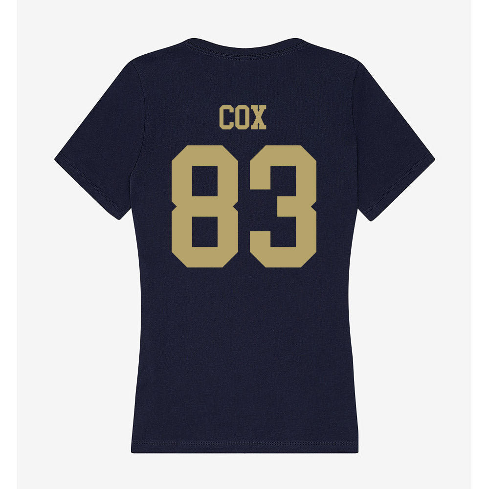 UC Davis - NCAA Football : Cade Cox - Women's V-Neck T-Shirt-1