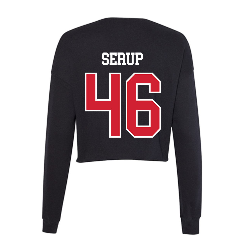 Western Kentucky - NCAA Baseball : Zack Serup - Women's Cropped Crew Fleece-1