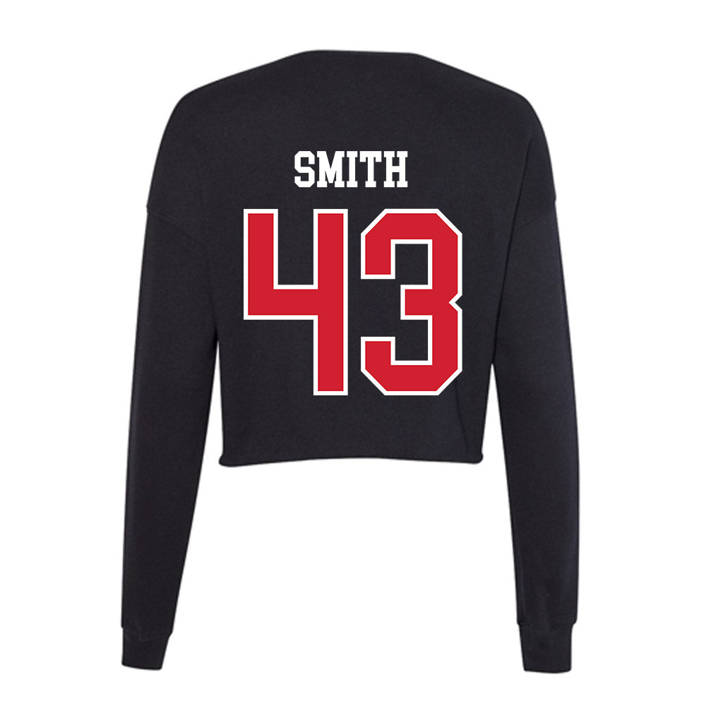 Western Kentucky - NCAA Football : Jackson Smith - Women's Cropped Crew Fleece-1