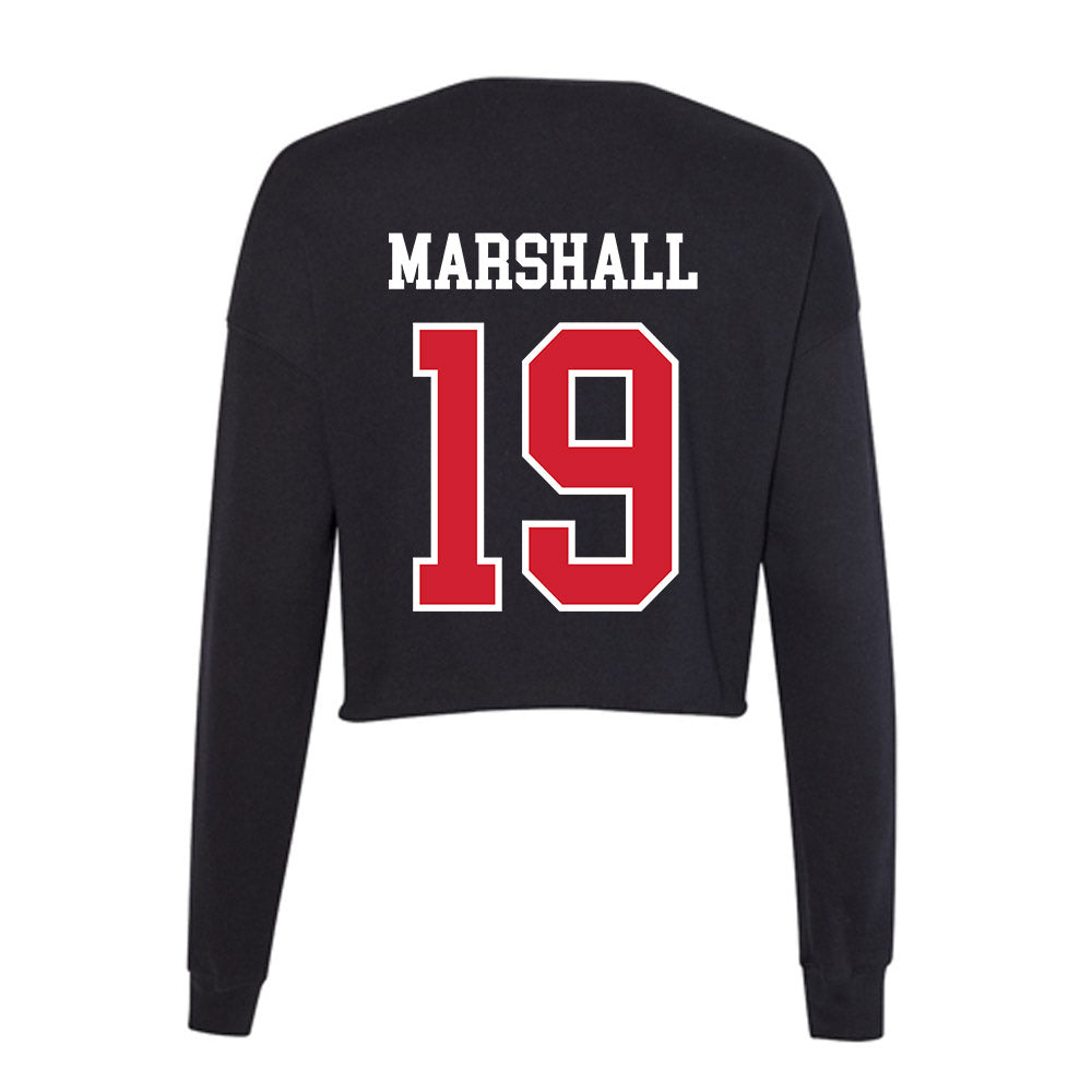 Western Kentucky - NCAA Football : Virgil Marshall - Women's Cropped Crew Fleece-1