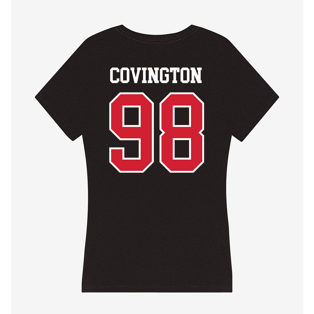 UNLV - NCAA Football : Jordan Covington - Women's V-Neck T-Shirt-1