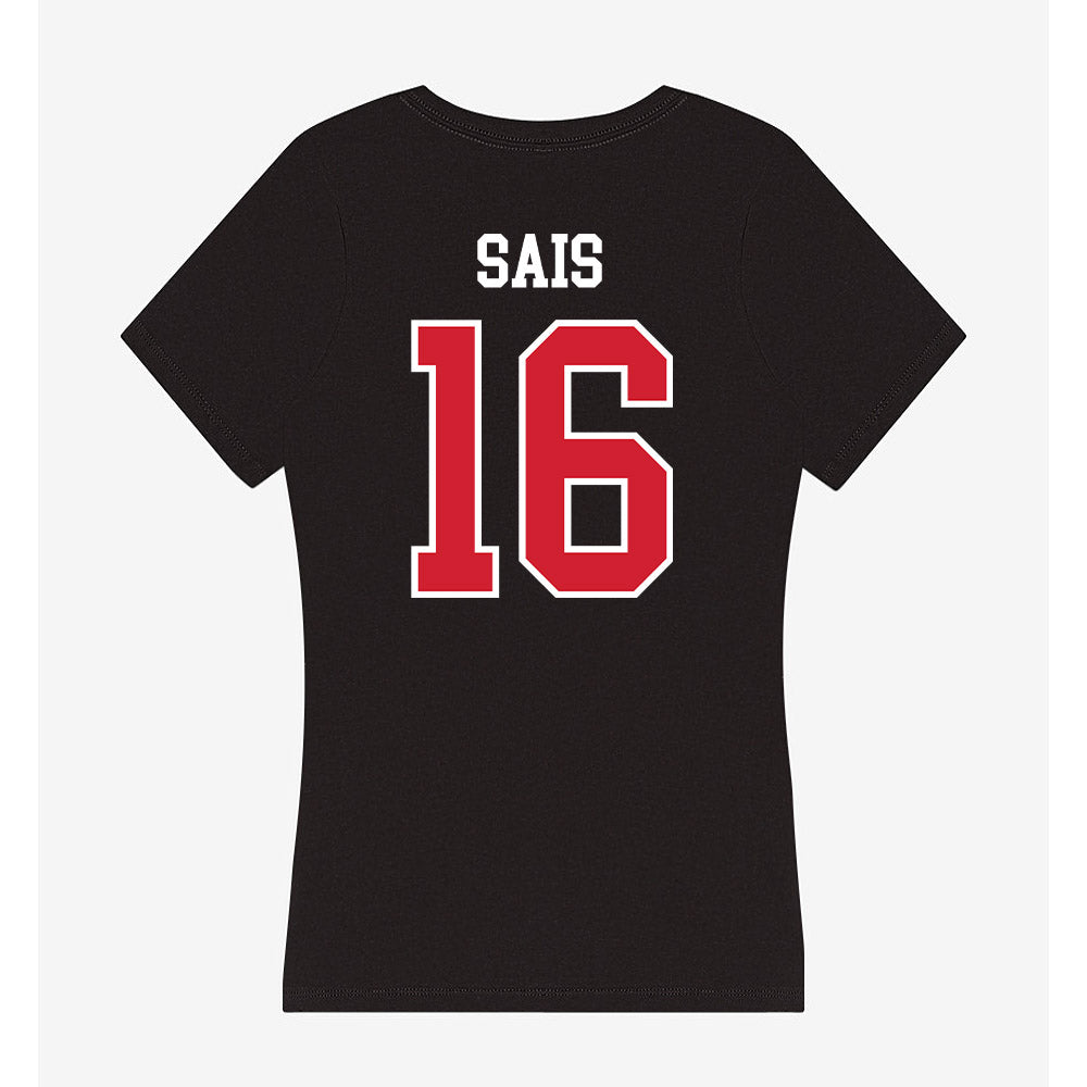 UNLV - NCAA Men's Soccer : Jace Sais - Women's V-Neck T-Shirt-1