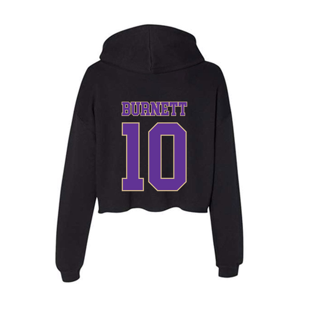 Western Carolina - NCAA Women's Basketball : Betsey Burnett - Women's Crop Fleece Hoodie-1