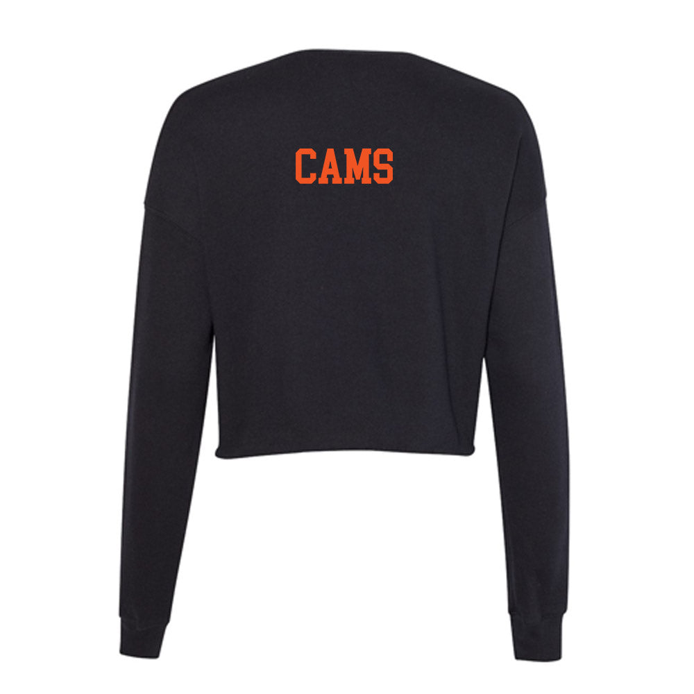 Samford - NCAA Men's Track & Field : Jeremiah Cams - Women's Cropped Crew Fleece-1