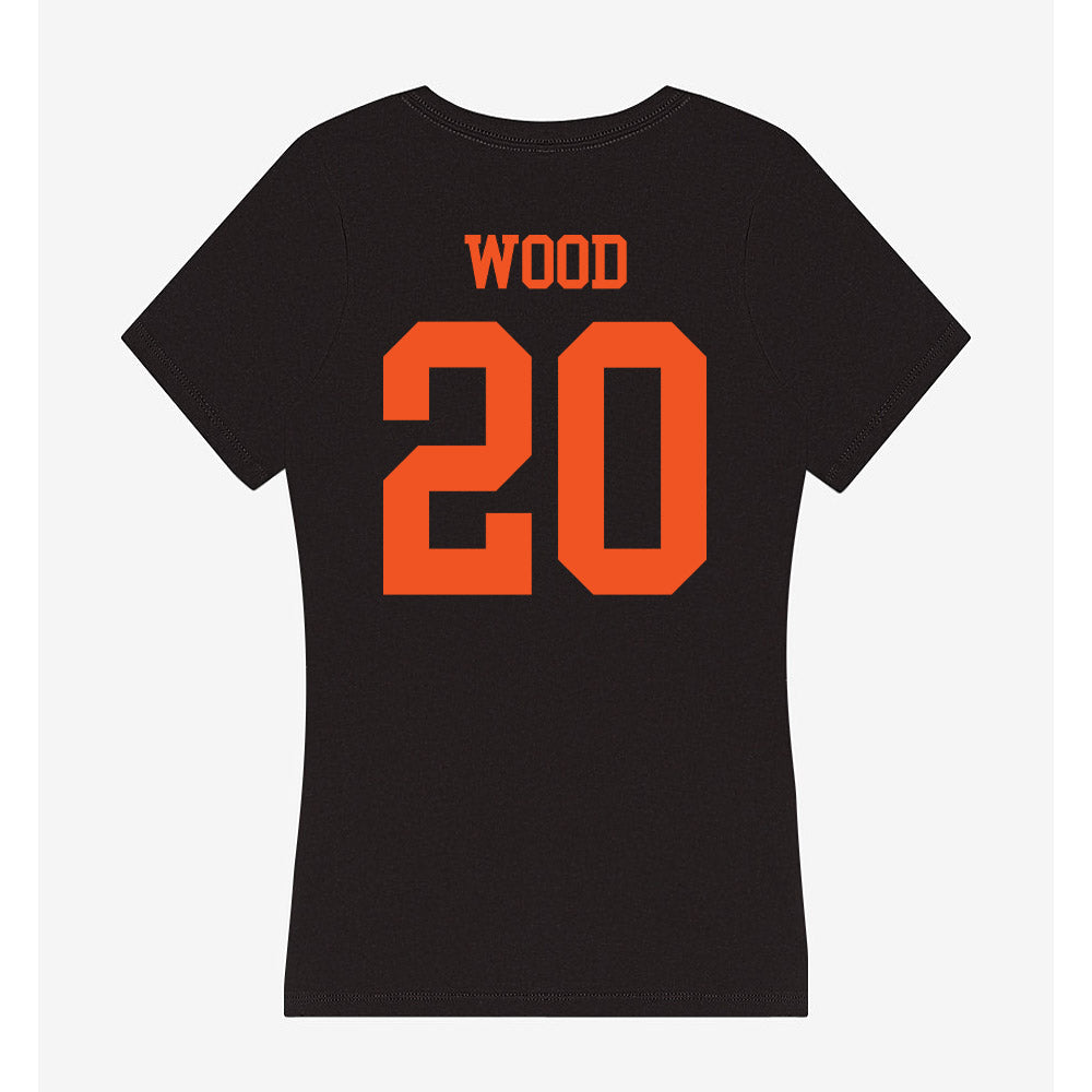 SHSU - NCAA Women's Volleyball : Bella Wood - Women's V-Neck T-Shirt-1