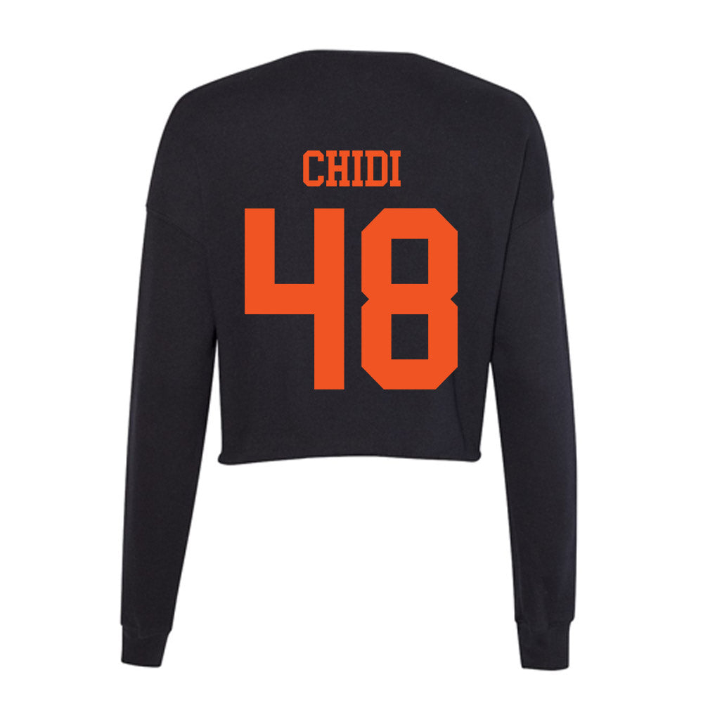 SHSU - NCAA Football : Chauncey Chidi - Women's Cropped Crew Fleece-1
