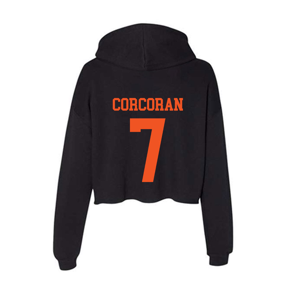 SHSU - NCAA Women's Basketball : annika corcoran - Women's Crop Fleece Hoodie-1