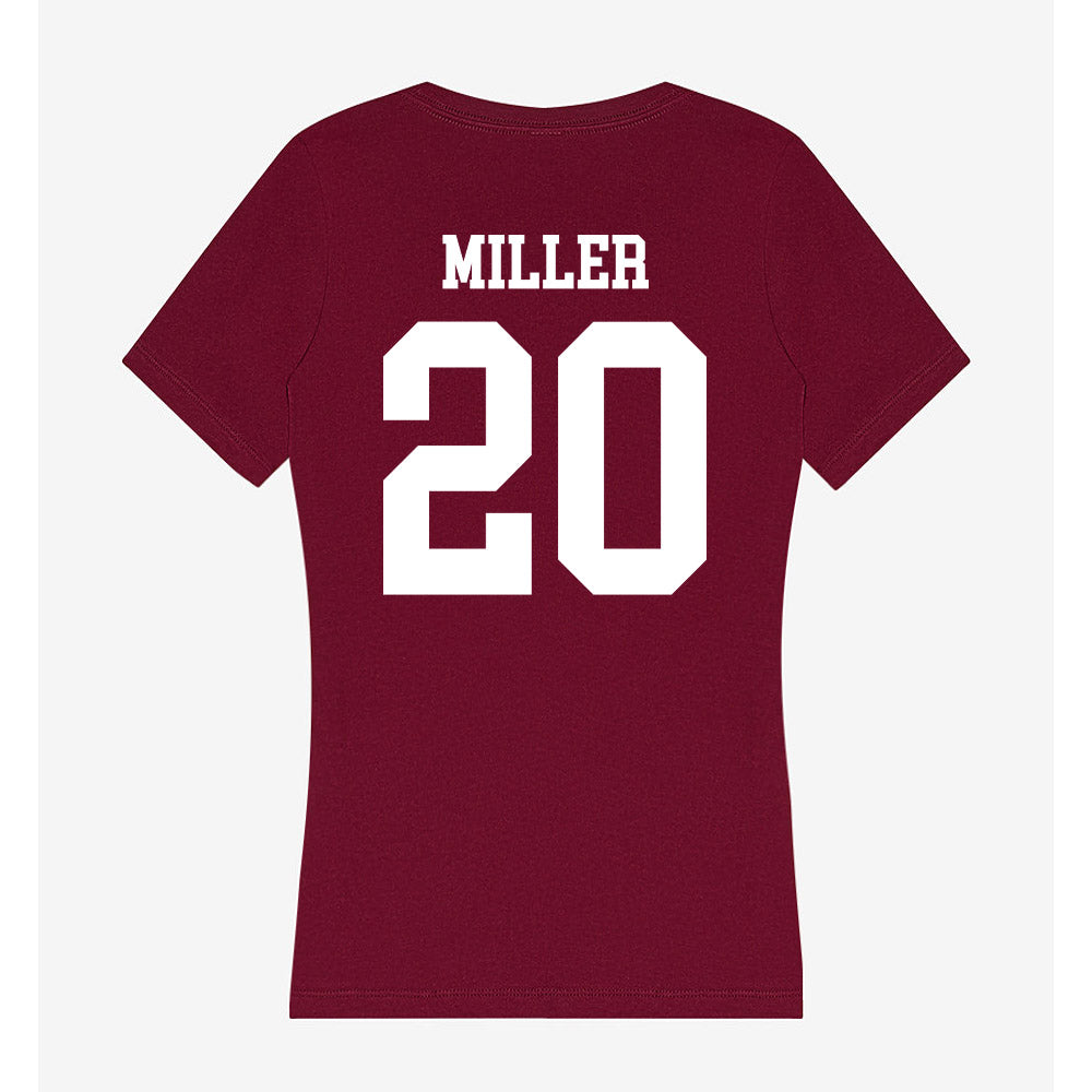 SIU Carbondale - NCAA Baseball : Charlie Miller - Women's V-Neck T-Shirt-1