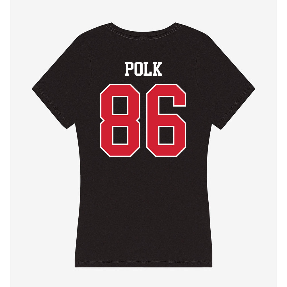 Eastern Washington - NCAA Football : Jeremiah Polk - Women's V-Neck T-Shirt-1