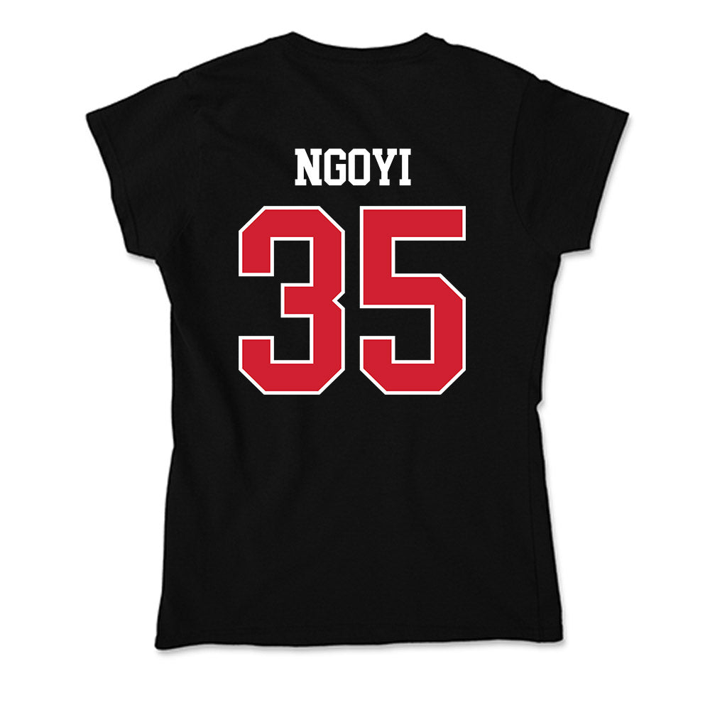 Eastern Washington - NCAA Men's Basketball : Shaumba Ngoyi - Soft Style Women’s T-Shirt-1